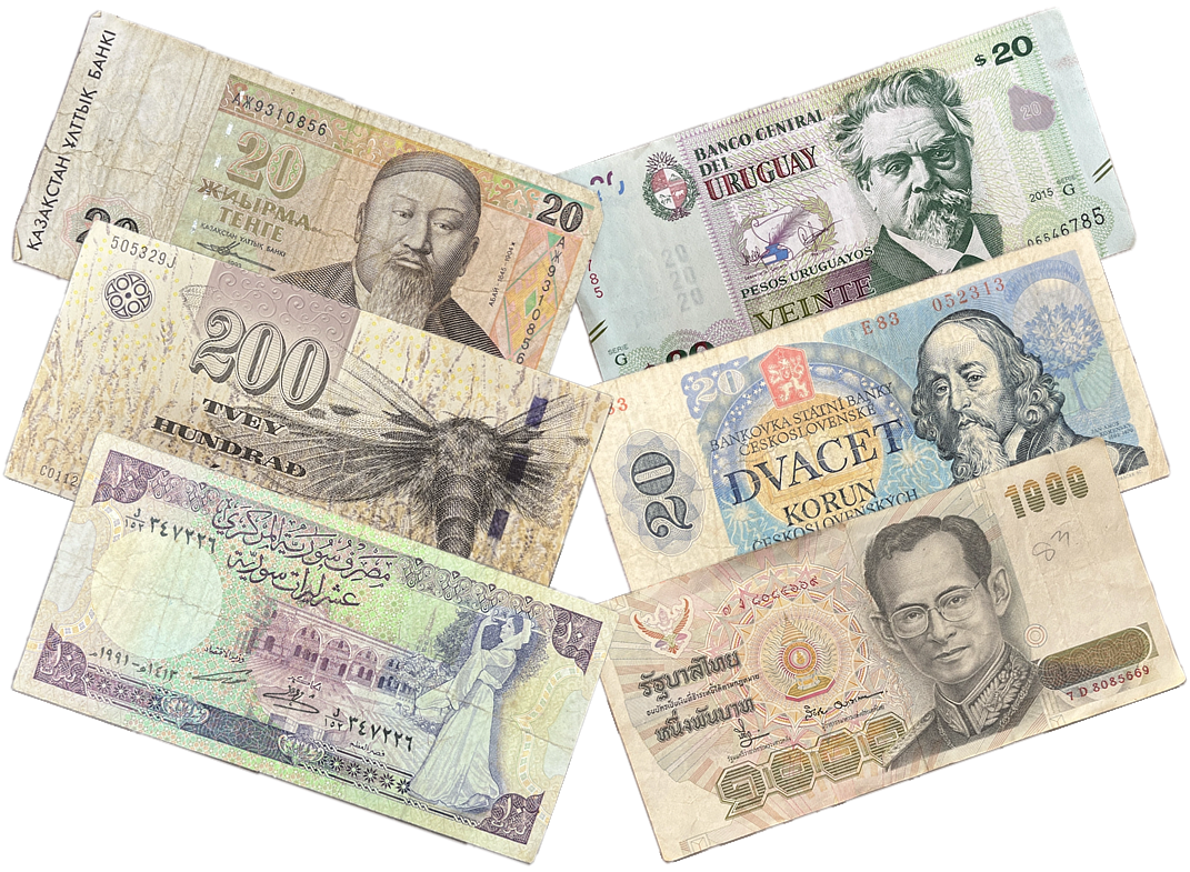 old banknotes